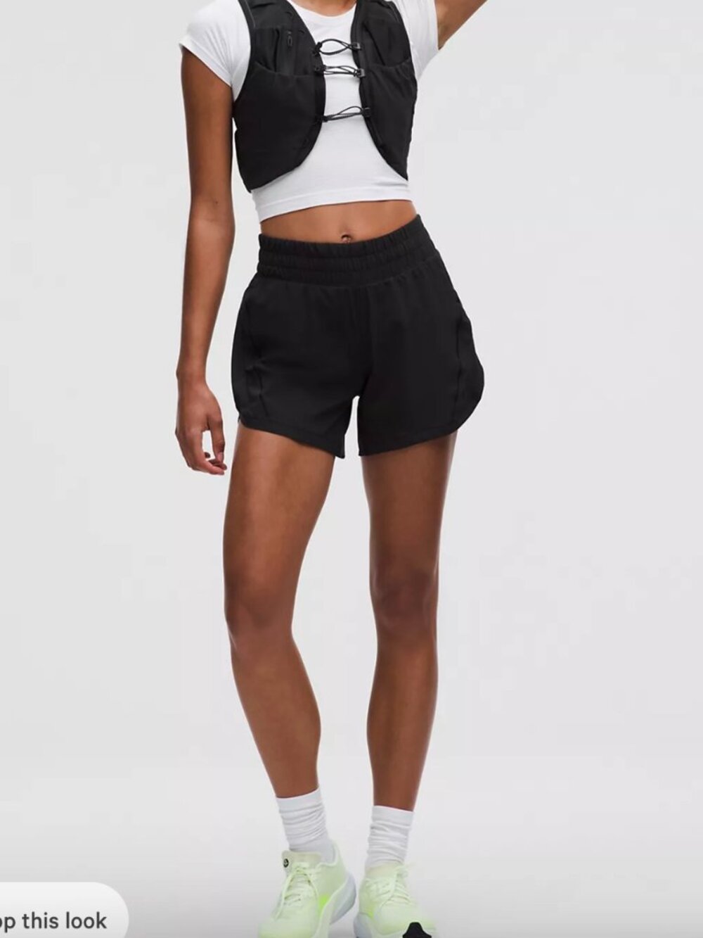 Track That High-Rise Lined Short 5" size 4 great condition - Picture 3 of 8